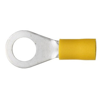 Terminal Yellow 6.40mm Ring Pk50