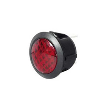 12/24V Red LED Warning Light fits 20mm