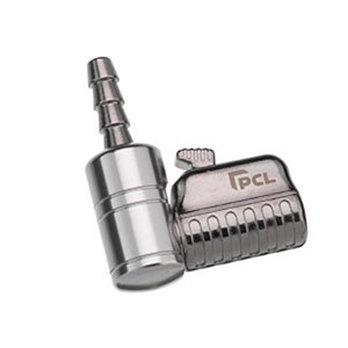 PCL Angled Clip-on Connector for 6.35mm/ 1/4 Bore Hose