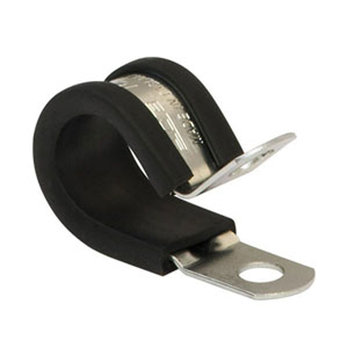 64mm Metal Rubber Lined P Clips