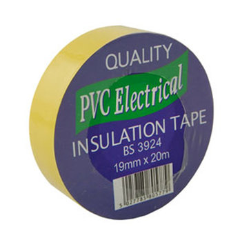 19mm x 20m PVC Insulation Tape Yellow