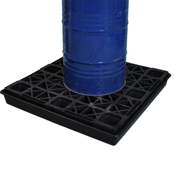 4 x 200L Drum Waste Oil Spill Tray