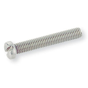 M4 x 20mm Cheese Head Slotted Machine Screw DIN84 BZP