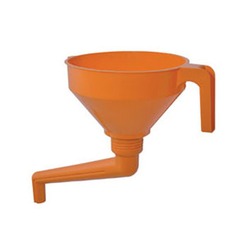 1.2L Polyethylene Funnel with Brass Filter and Removable Ang