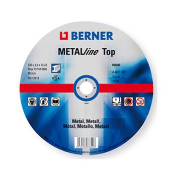 125 x 3 x 22.23mm DPC METALline Top Cutting Discs
