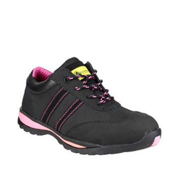 S8 Heat Resistant Lace up Safety Trainer Black